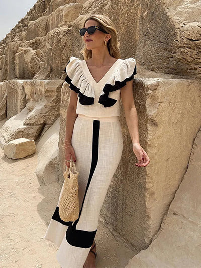 Cyra™ | Chic Sunrise Dress