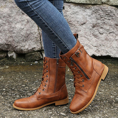 Félice - Elegant Orthopedic Leather Boots
